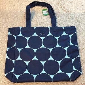 NWT Kate Spade Joy Dot Canvas Book Tote